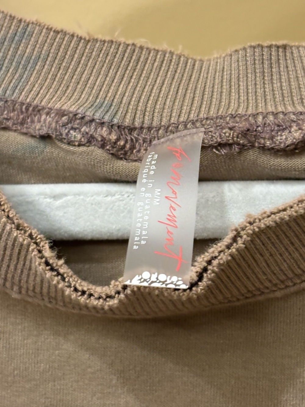 Free People Taupe Sleeveless Hot Shot Tank Size M - Picture 4 of 5